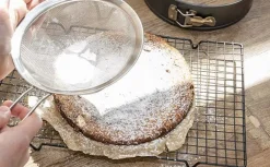Afkoelrek zwart metaal 40 x 25 cm