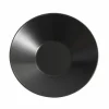 Asia Black diep bord mat zwart 23 cm
