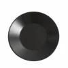 Asia Black plat bord mat zwart 21 cm