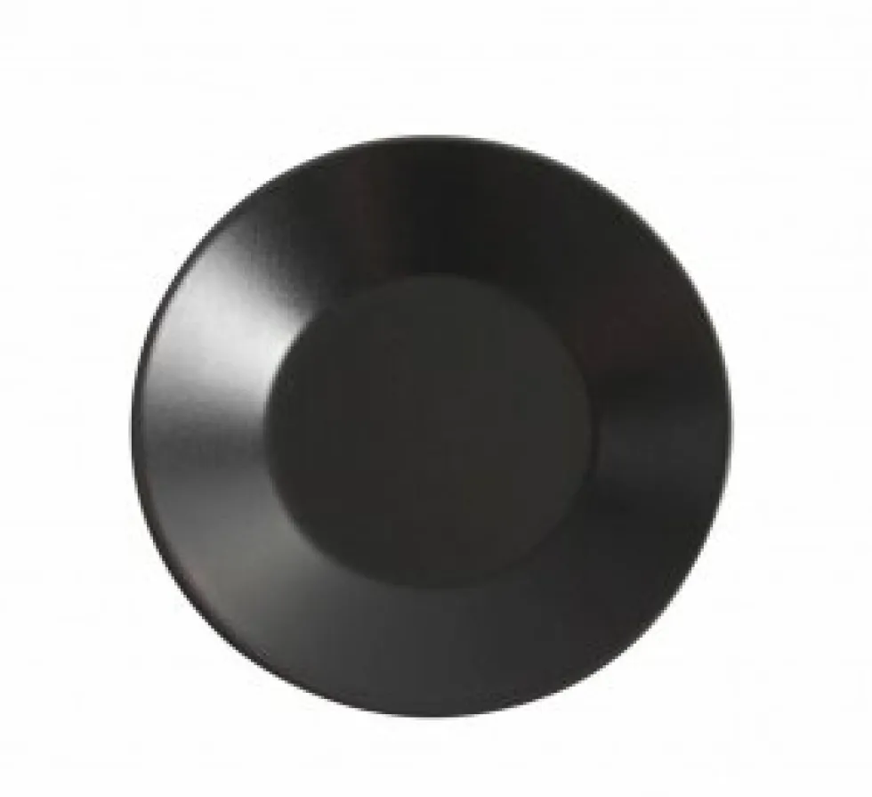 Asia Black plat bord mat zwart 21 cm