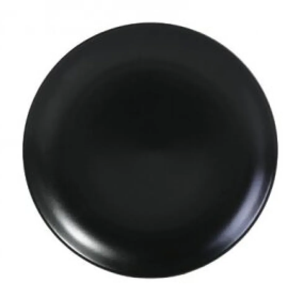 Asia Black rond bord mat zwart 26 cm