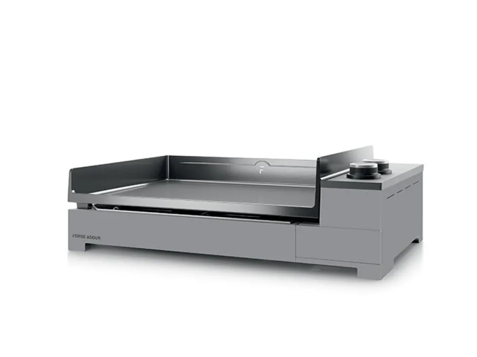 Bakplaat Forge Adour Premium 60 Elektrisch zwart grijs