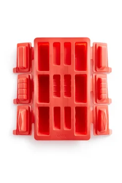 Bakvorm voor 6 Rechthoekige Mini Buches Silicone Lékué
