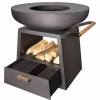 Barbecue Whitefire 94,5 cm Cortenstaal zwart