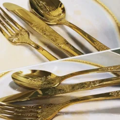 Bestekset Barok 18-delig Gold Antique