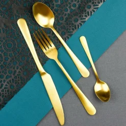 Bestekset 24 delig Austin Vintage goud Amefa