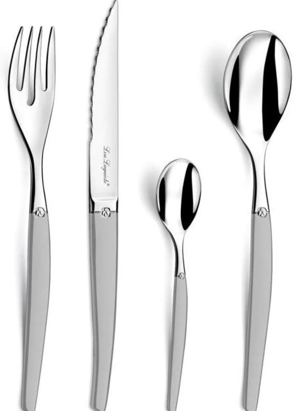 Bestekset 24 delig Lou Laguiole Jet Satin