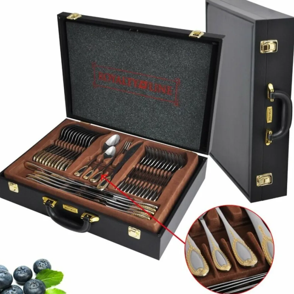 Bestekset in koffer 72-delig Old Dutch Gold