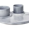 Bord 32cm met 2 kommetjes Emma Light