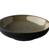 Bord Diep 22 cm Speckle grijs Q-Authentic