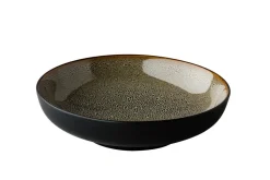 Bord Diep 22 cm Speckle grijs Q-Authentic