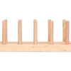 Bordenrek hout voor 6 borden Cosy&Trendy