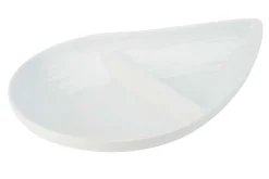 Bord met vakken wit 34,5 cm x 23 cm Ocean