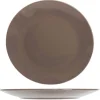 Bord plat 26 cm Serena Taupe glans