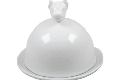 Boterklokje 9,5 cm porselein