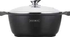 Braadpan 26 cm marmeren coating 5 liter