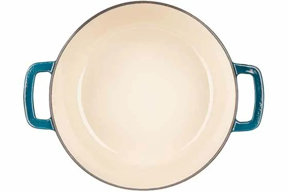 Braadpan gietijzer 28 cm groen Fontestic