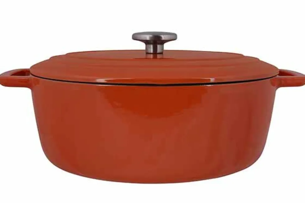 Braadpan gietijzer 31 cm roest Fontestic