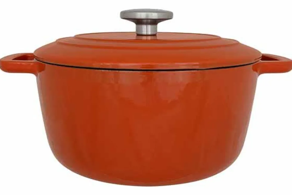 Braadpan gietijzer 24 cm roest Fontestic