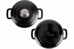 Braadpan gietijzer 20 cm zwart Fontestic