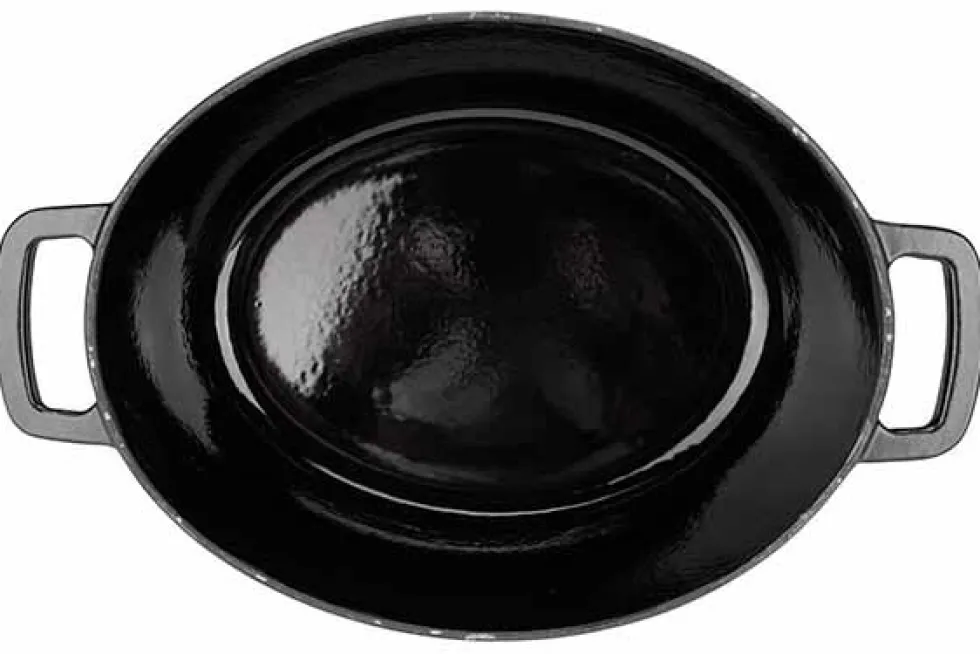 Braadpan gietijzer 31 cm zwart Fontestic