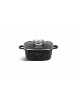 Braadpan Keramische Coating 22 cm Zwart Vierkant Edënbërg Black Line