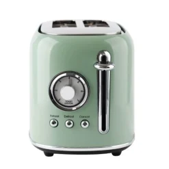 Broodrooster Retro Groen Emerio