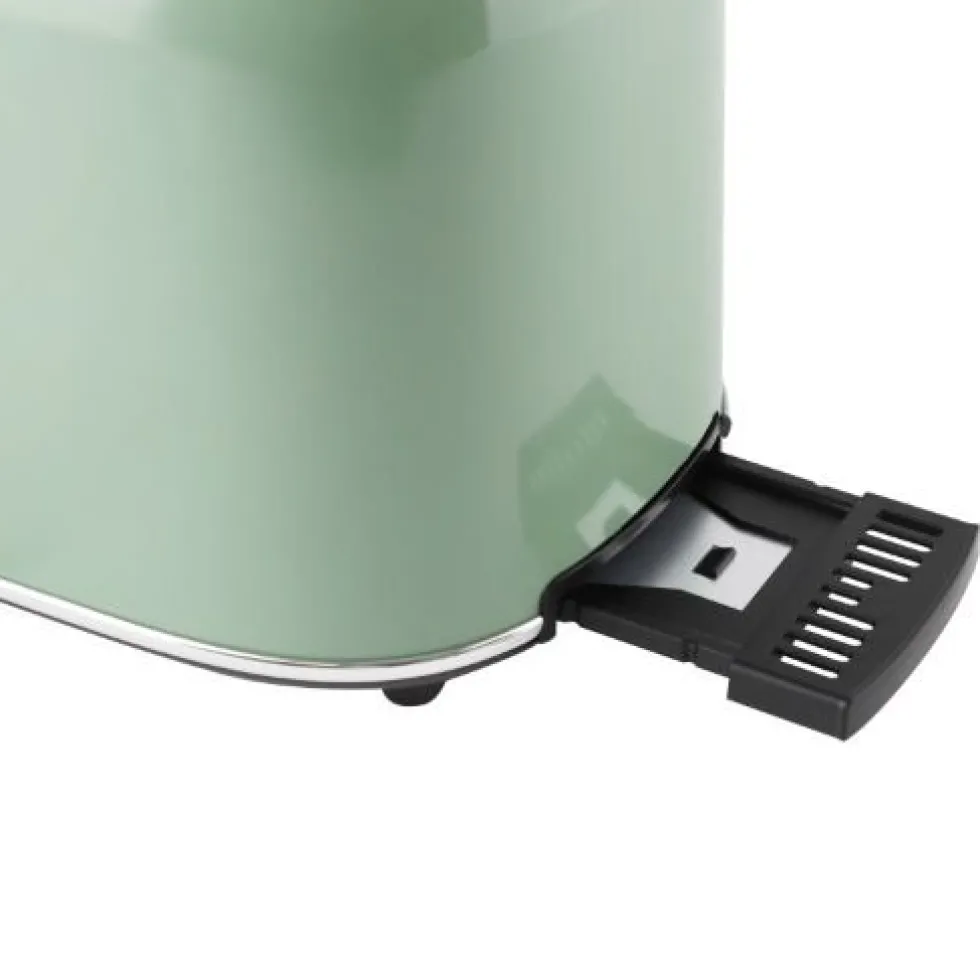 Broodrooster Retro Groen Emerio