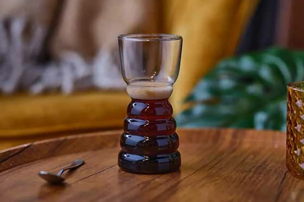 Cappuccino koffie glas 24 cl Barista Omagio