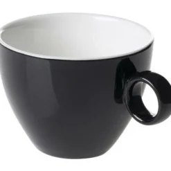 Cappuccinokop 23 cl zwart Bart Maastricht Colour Cafe