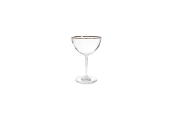 Champagne coupe 35 cl Elegance gouden rand
