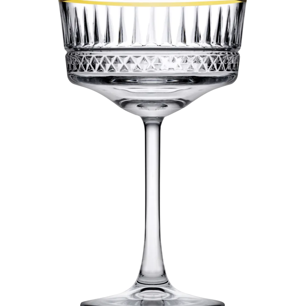 Champagne coupe 26 cl Elysia gouden rand