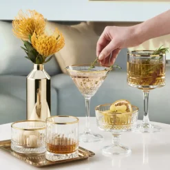 Champagne coupe 26 cl Elysia gouden rand