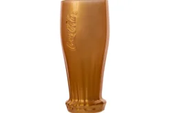 Coca Cola glas 35cl goud Sequin