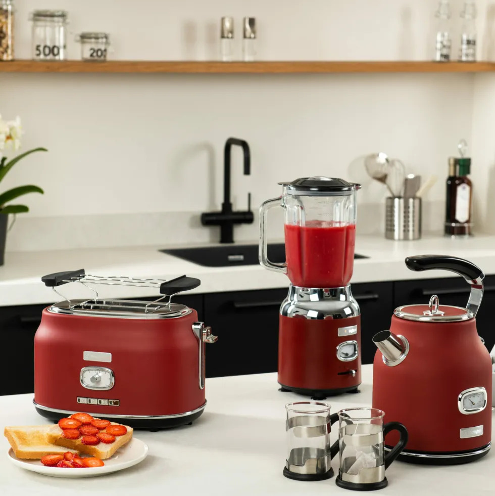 Combinatie set 3-delig Retro Westinghouse Rood