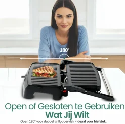 Contactgrill Zwart Emerio