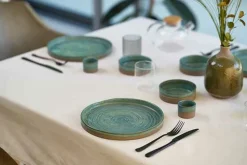 Dessertbord 21 cm Basalt Ocean Green