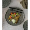 Dessertbord grijs-groen 17cm Istra