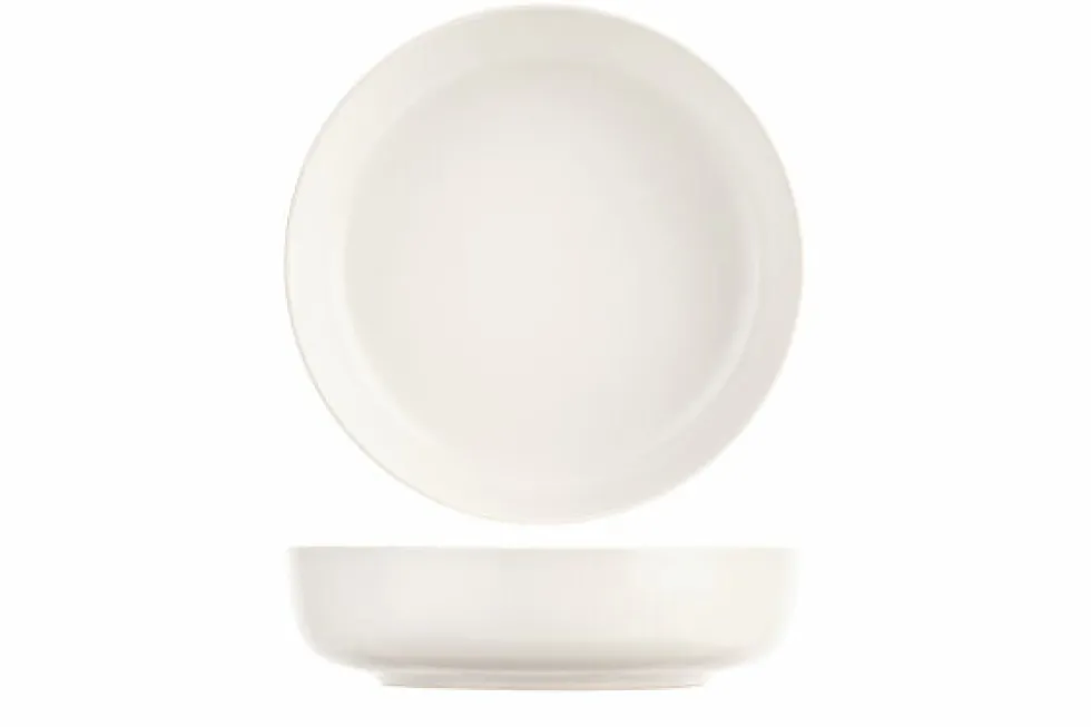 Diep bord 18,5 cm Baltic White