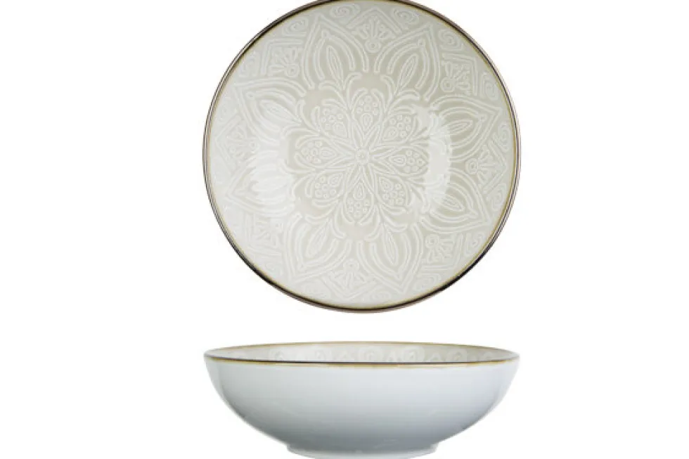 Diep bord 18,5 cm Murano Beige