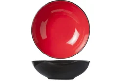 Diep bord 20cm rood Finesse