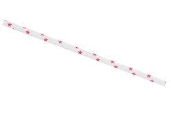 Drinkrietjes papier Stars 50 stuks