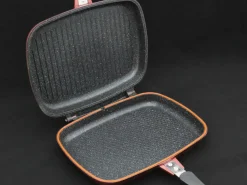 Dubbele grillpan 28 cm