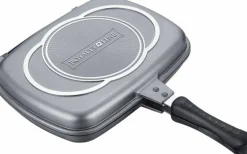 Dubbele grillpan 28 cm