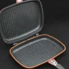Dubbele grillpan 32 cm