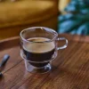 Dubbelwandig koffieglas 180 ml Omagio