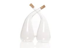 Duofles met kurk 12,1 x 13 cm