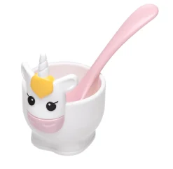 Eierdop unicorn met lepel