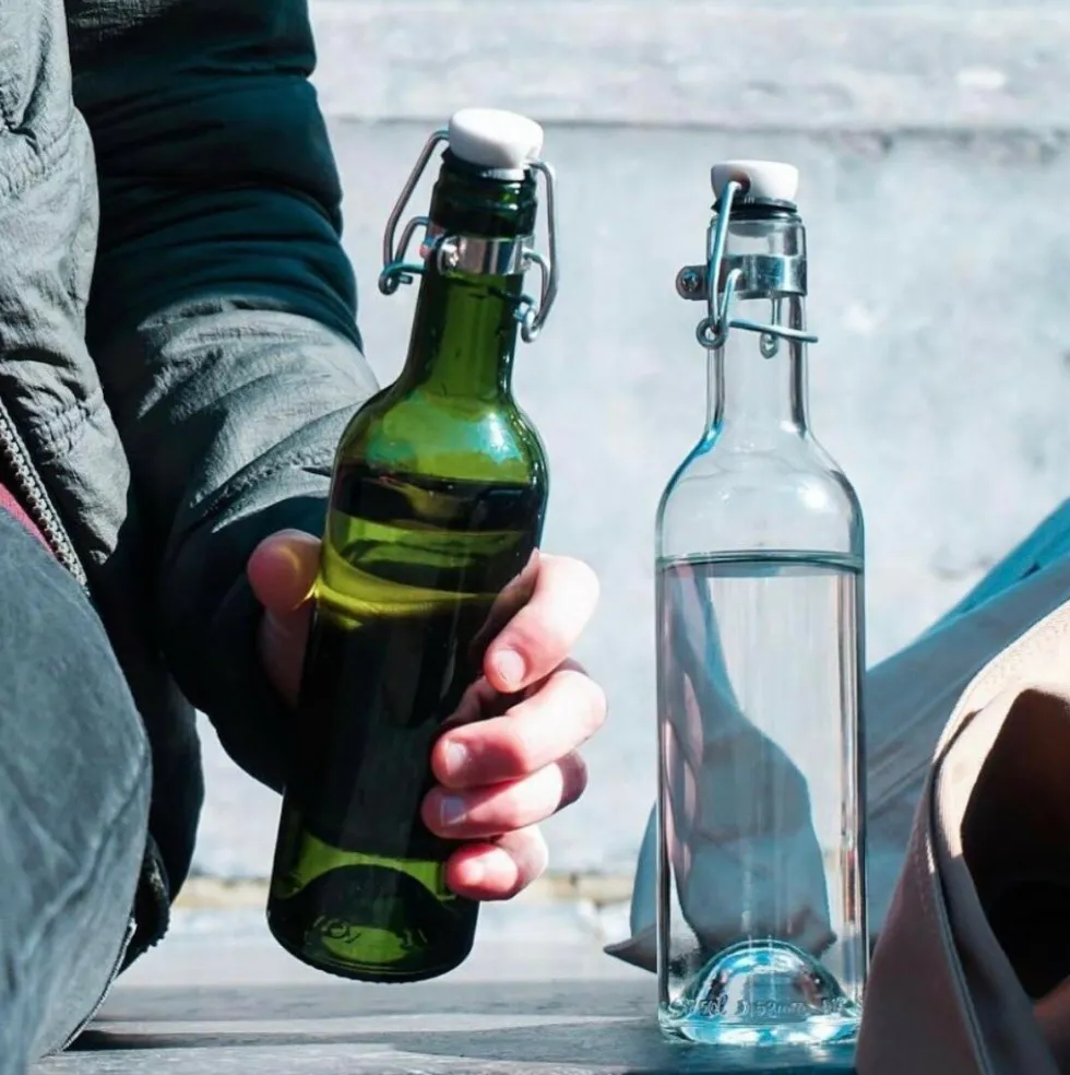 Fles Capsule Rebottled Groen