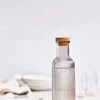 Fles 1 liter met kurk Raya Grijs
